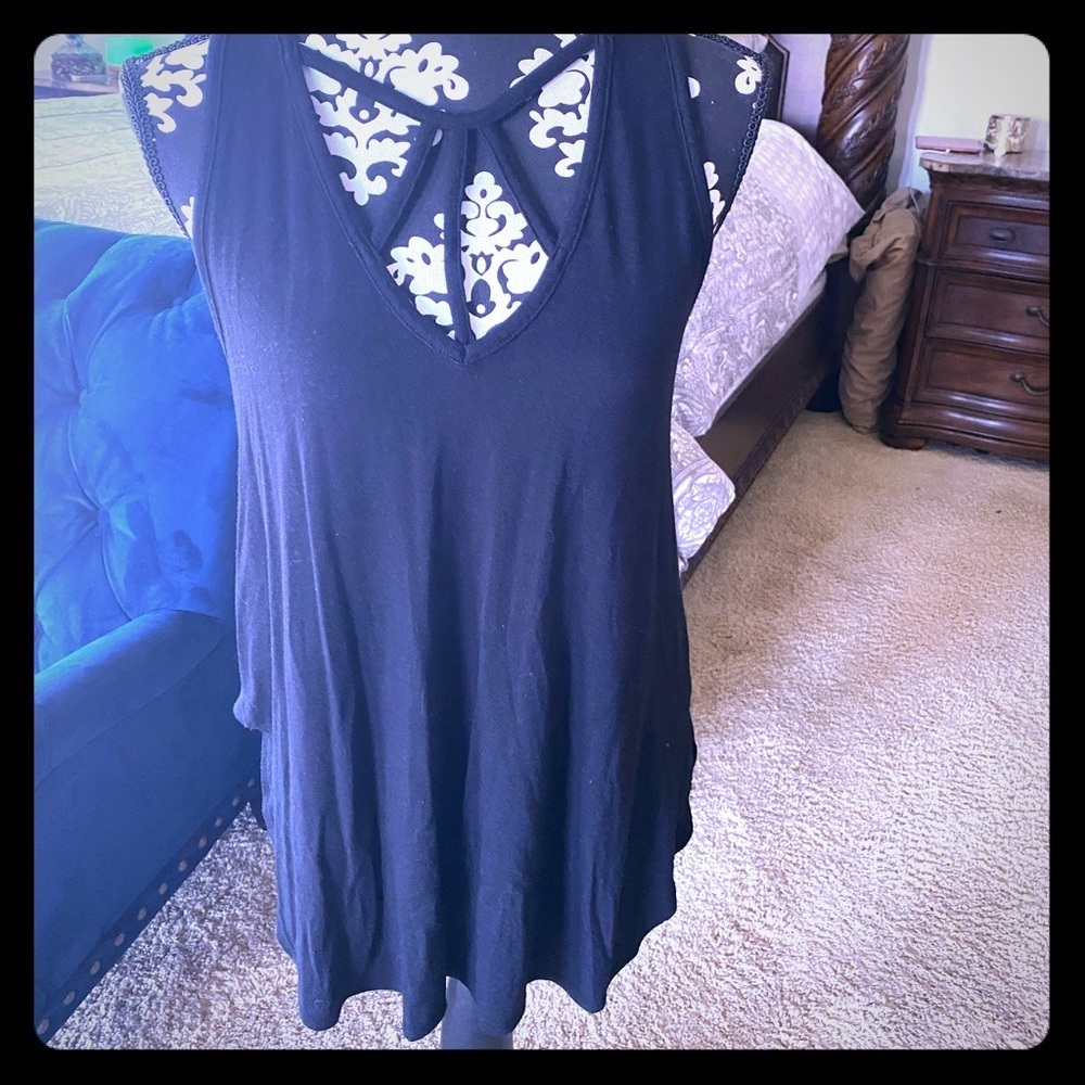 Black Loose Tank